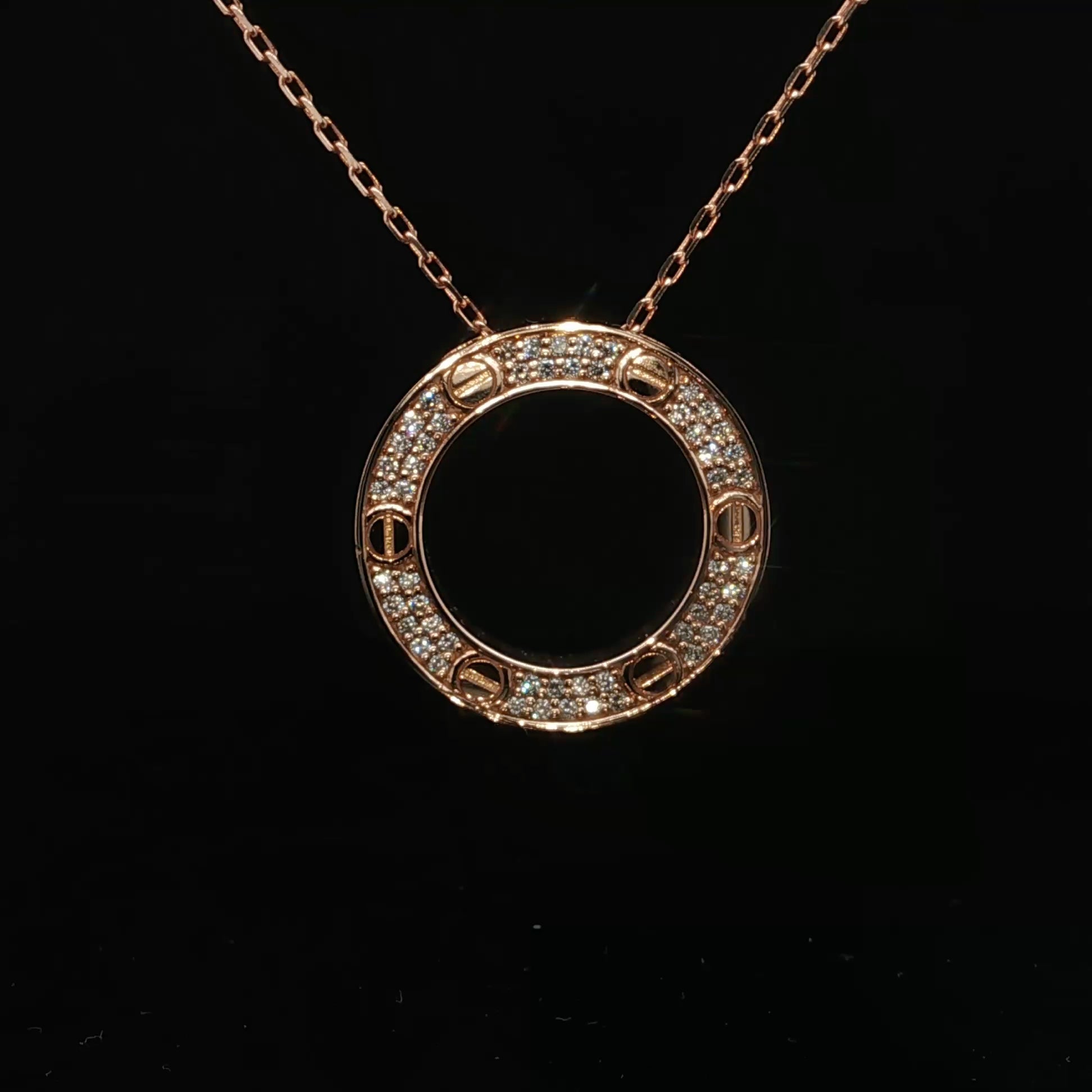 שרשרת עגולה לאישה